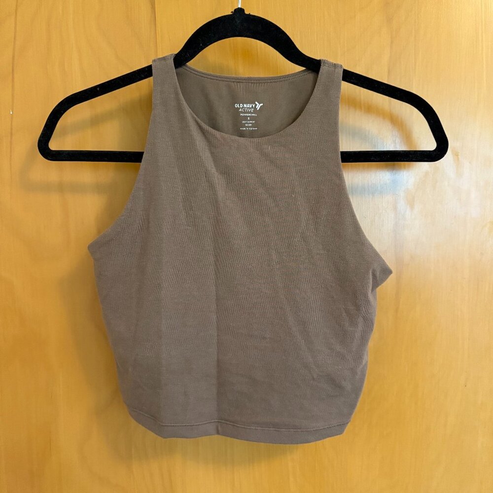Old Navy Light Support PowerChill Longline Sports Bra
